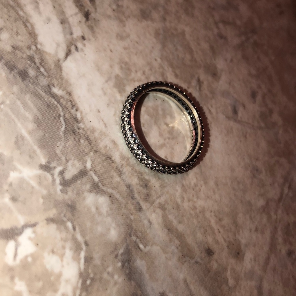 Pandora Ring, Size 7, Clear CZ